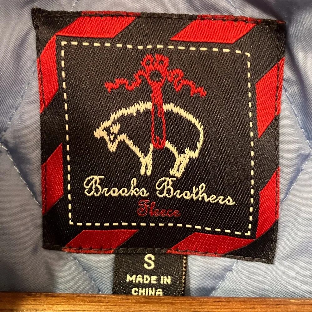 Brooks Brothers Light Blue Quilted Vest - Picture 3 of 5